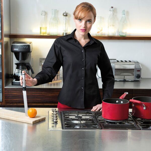 Women's long sleeved fitted shirt Thumbnail