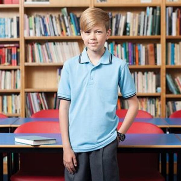 65/35 kids tipped piqué polo shirt Thumbnail