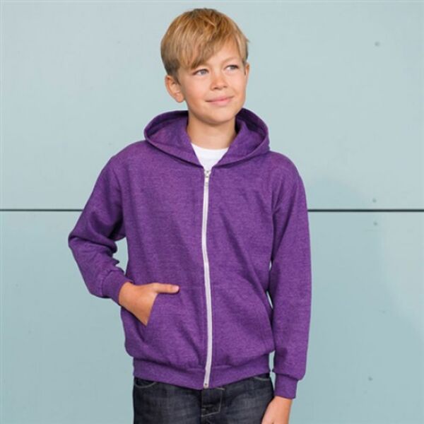 Kids heather zoodie Thumbnail