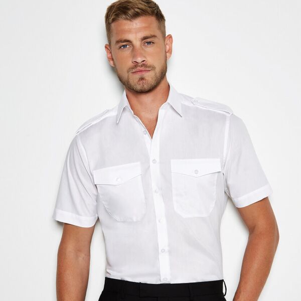 Pilot shirt short-sleeved (tailored fit) Thumbnail