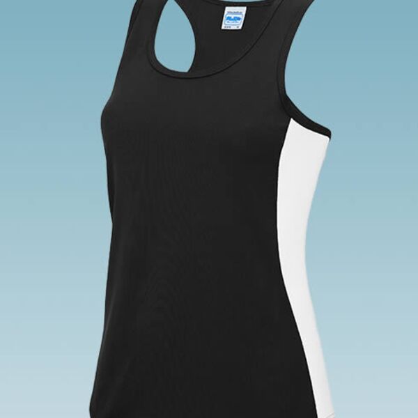 MBC Ladies Cool Contrast Vest Thumbnail