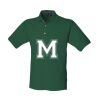 Classic cotton piqué polo with stand-up collar Thumbnail